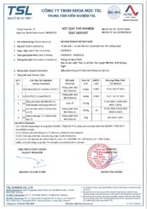 kết quả xét nghiệm- thịt gà ác Nam Trinh